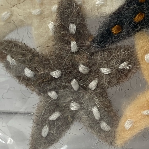 Stars 100% Wool Felt Crafts Applique Embellishments Needle Felting 5 Packs - Picture 9 of 16